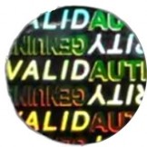 Holographic Sticker Round VALID - 1,000 PACK